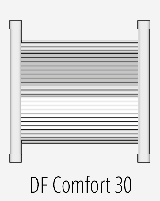 DF Comfort 30 skylight honeycomb blinds