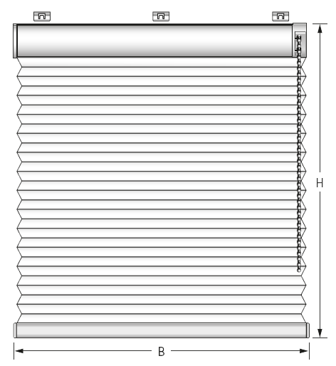 F4 freehanging chain operated honeycomb blind F4 freehanging chain operated honeycomb blind