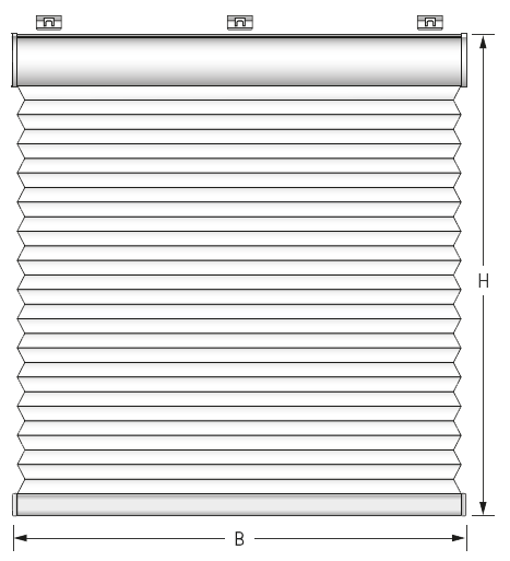 FE freehanging motorised honeycomb blinds FE freehanging motorised honeycomb blinds