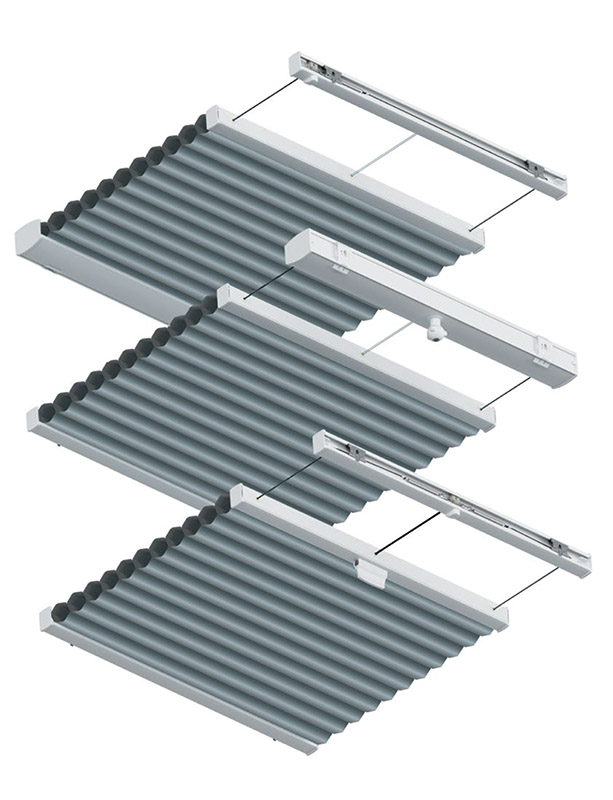 PL system skylight honeycomb blinds