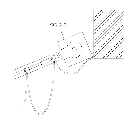 SG 2195 fabric fixing B SG 2195 fabric fixing B
