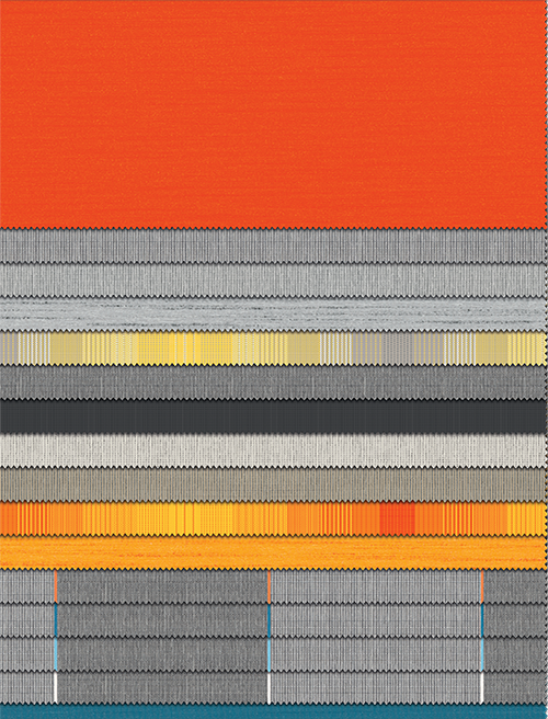 basics blue fabric swatch