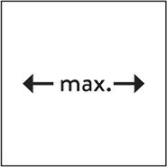 dimensions max width