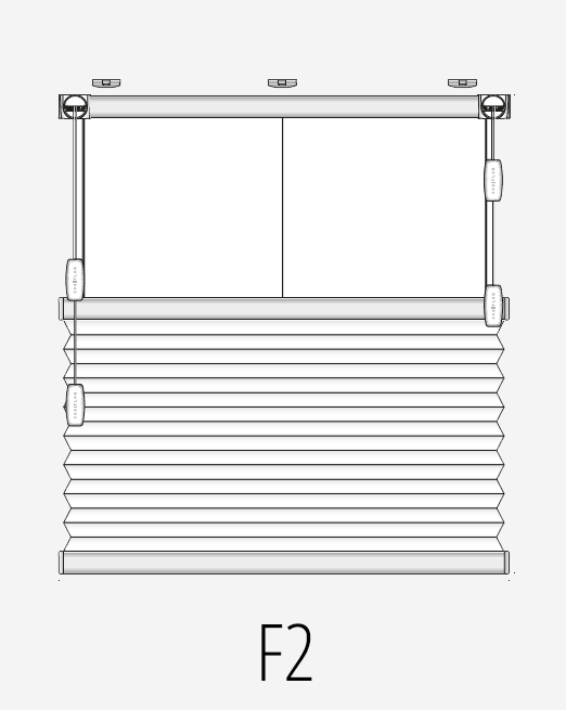 honeycomb freehanging blinds F2 honeycomb freehanging blinds F2