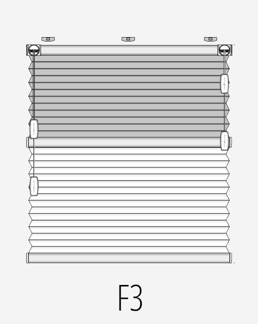 honeycomb freehanging blinds F3 honeycomb freehanging blinds F3