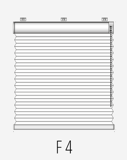 honeycomb freehanging blinds F4 honeycomb freehanging blinds F4