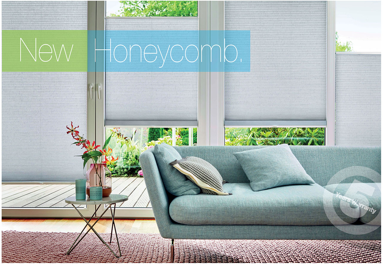 new honeycomb blinds range