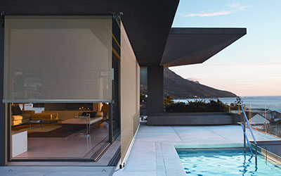 exterior roller blinds