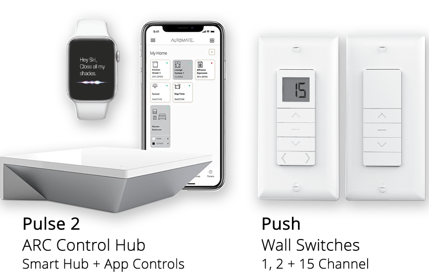 pulse push arc control hubs