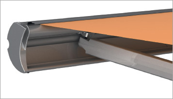 Integrated rain gutter
