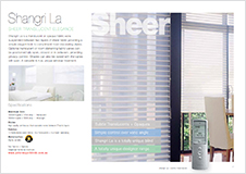 Shangri La Blinds brochure