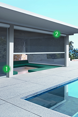 side-retention-system side retention exterior roller blinds