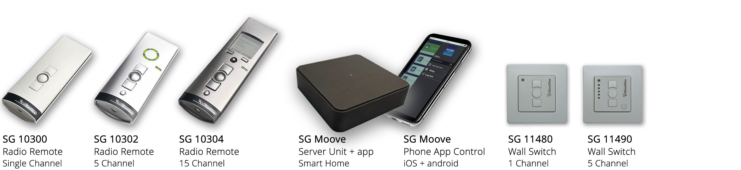 silent gliss remotes