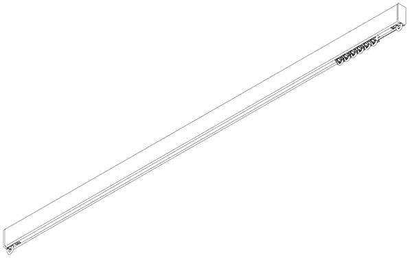 silent gliss track - hand operated 6380