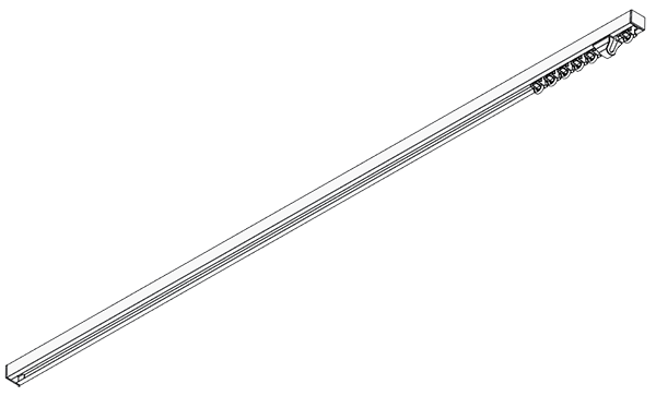 silent gliss track - hand operated 6465