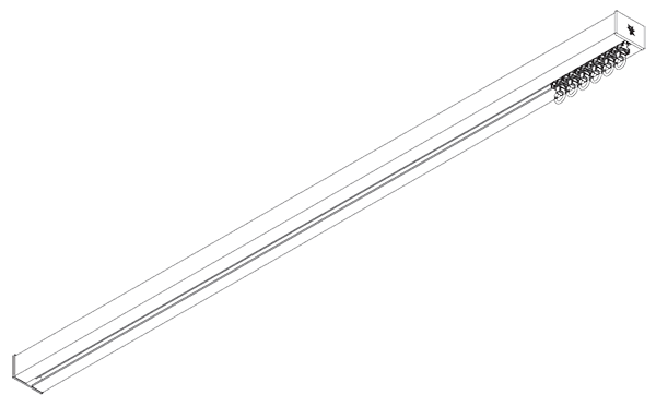 silent gliss track - hand operated 6970