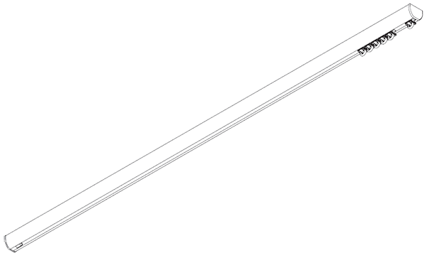 silent gliss track - hand operated