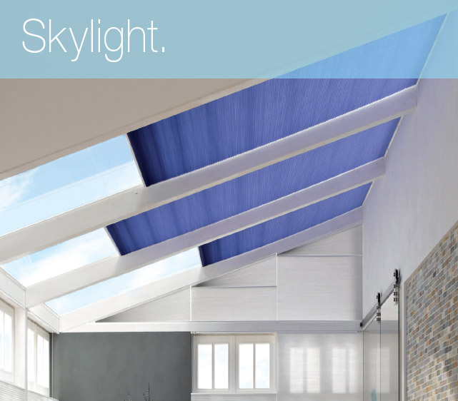 skylight honeycomb blinds
