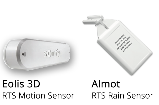 somfy motion and rain sensors