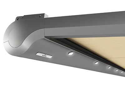 Sottezza awning with LED lights