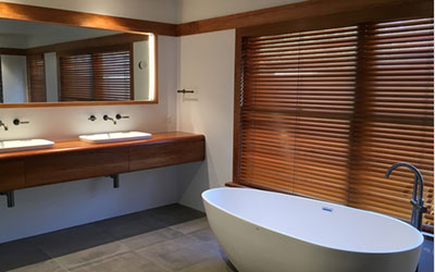cedar venetian blinds