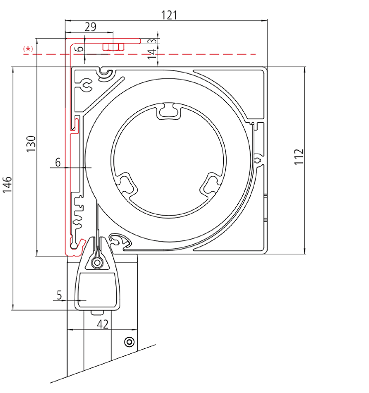 vertiex 112mm square vertiex 112mm square