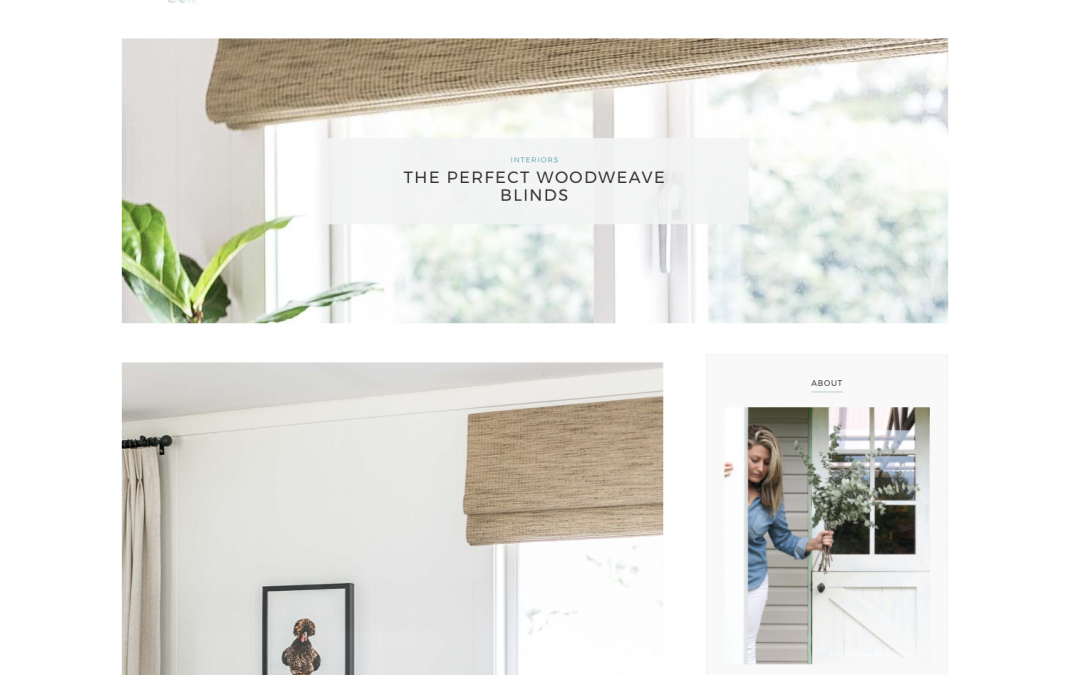 Our Woodweave Blinds Are Perfect – Just Ask Nicki from Cottonwood Interiors!